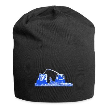 Corn Chopper Corn Chopper Chop Farmer - Jersey Beanie - black - Front