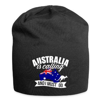 Australie - Bonnet en jersey - noir - Devant