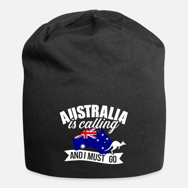 Australia - Jersey Beanie - black