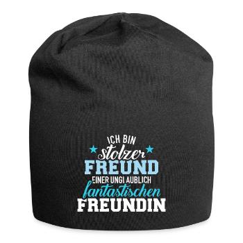 Freund - Jersey-Beanie - Schwarz - Vorne