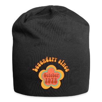 Légendaire depuis octobre 1978 Anniversaire Rétro - Bonnet en jersey - noir - Devant