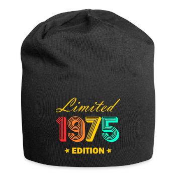 1975 limited edition Retro bunt Jahrgang 1975 - Jersey-Beanie - Schwarz - Vorne