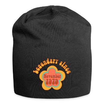 Légendaire depuis novembre 1979 Anniversaire Rétro - Bonnet en jersey - noir - Devant