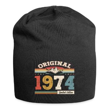 50ème Anniversaire Année 1974 Millésime 1974 Original - Bonnet en jersey - noir - Devant