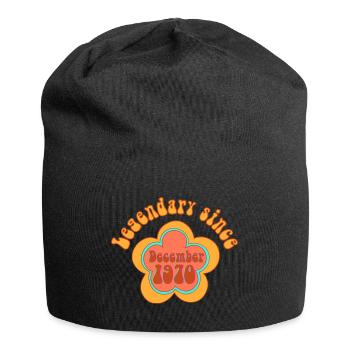 Légendaire depuis décembre 1970 Anniversaire Rétro - Bonnet en jersey - noir - Devant