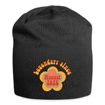 Légendaire depuis août 1978 Anniversaire Rétro - Bonnet en jersey - noir - Devant