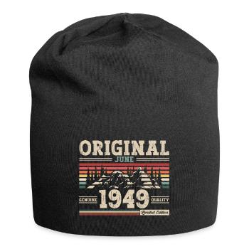 Legende Juni 1949 Jahrgang 1949 Geburtstag 1949 - Jersey-Beanie - Schwarz - Vorne