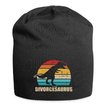 Scheidung - Jersey-Beanie - Schwarz - Vorne