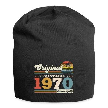 Original 1970 Jahrgang 1970 54. Geburtstag 1970 - Jersey-Beanie - Schwarz - Vorne