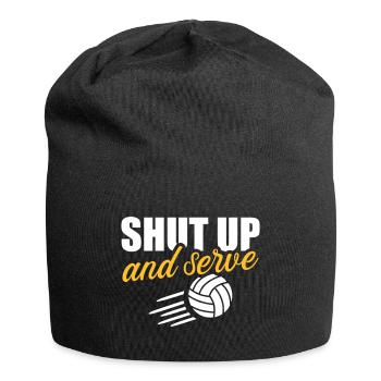 volley- - Bonnet en jersey - noir - Devant