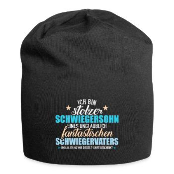 Schwiegersohn - Jersey-Beanie - Schwarz - Vorne