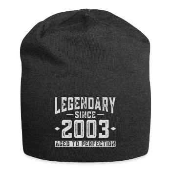 Legendary since 2003 - Jersey Beanie - charcoal grey - Front