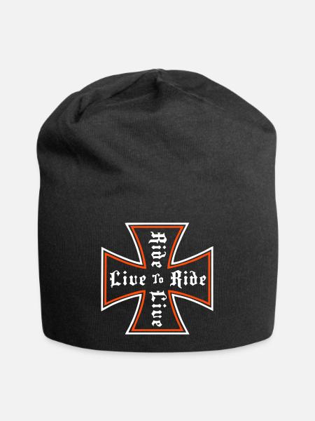Fahrt - Jersey-Beanie - Schwarz