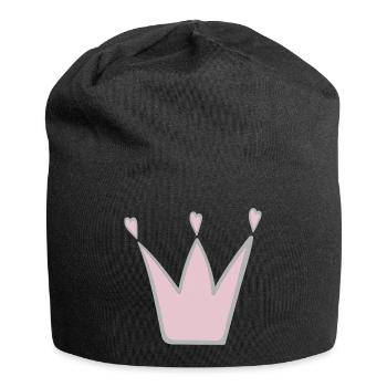Krone - Jersey-Beanie - Schwarz - Vorne