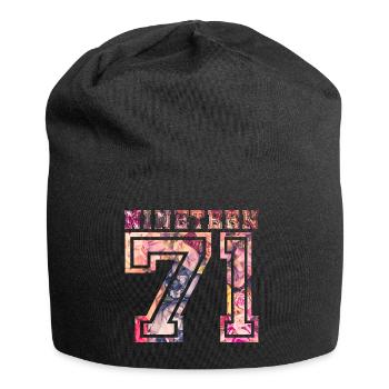 DIX-NEUF 1971 B - Bonnet en jersey - noir - Devant