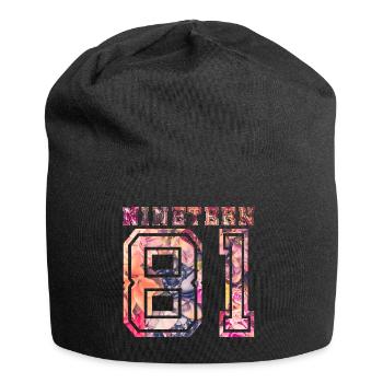 DIX-NEUF 1981 B - Bonnet en jersey - noir - Devant