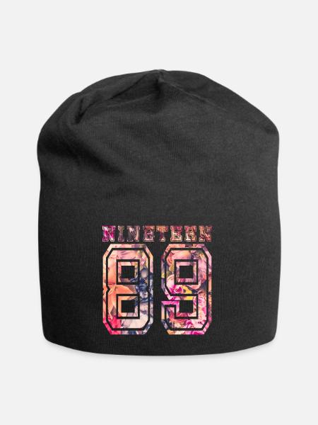 NINETEEN 1989 B - Jersey-Beanie - Schwarz
