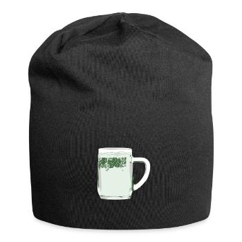 Spritzer - Jersey-Beanie - Schwarz - Vorne