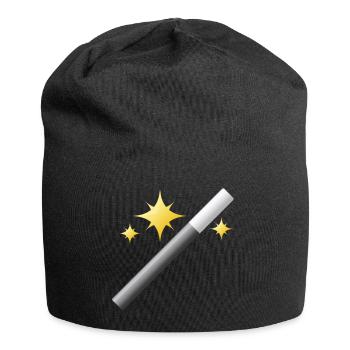 Wizard Wizard Sorcerer Magic Magic Witch Magic - Jersey Beanie - black - Front