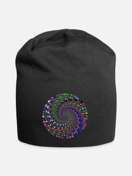 Dinge - Jersey-Beanie - Schwarz