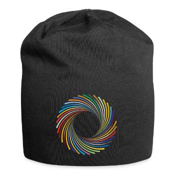 Camera aperture abstract - Jersey Beanie - black - Front