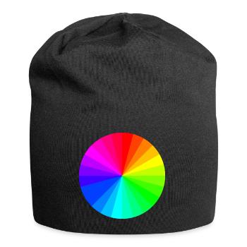 color Wheel - Jersey Beanie - black - Front