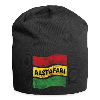 Rastafari Drapeau - Bonnet en jersey - noir - Devant