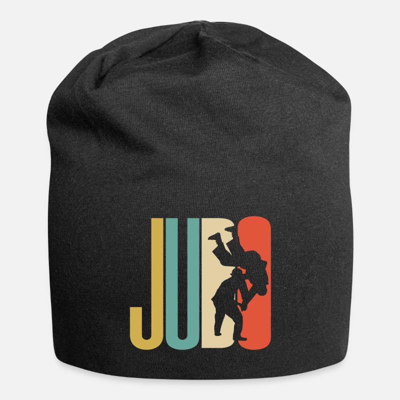 Judo design - Jersey Beanie - black