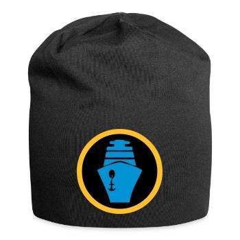 Ship | Cruise | Ferry - Jersey Beanie - black - Front