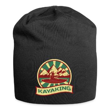 Kayak propaganda | Canoe Canoeing Water sports - Jersey Beanie - black - Front