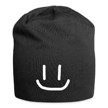 Rire Sourires Cadeau Fête Cool Style - Bonnet en jersey - noir - Devant