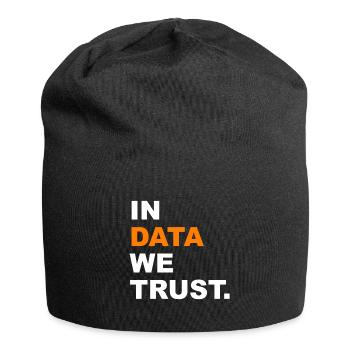 Dans Data we Trust Social Media - Bonnet en jersey - noir - Devant