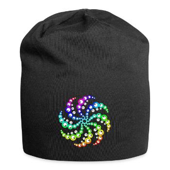 grain circle - Jersey Beanie - black - Front
