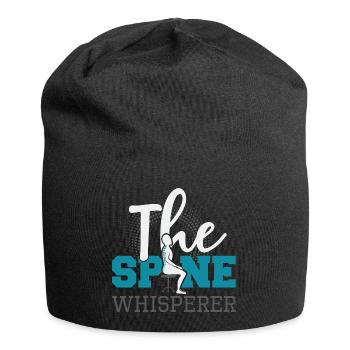 The Spine Whisperer, Chiropractor Physio Masseur - Jersey Beanie - black - Front