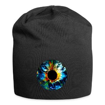 Eye of the wolf - Jersey Beanie - black - Front