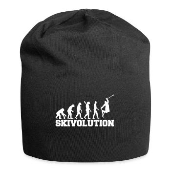 Evolution ski station de ski piste de ski ski vacances ski - Bonnet en jersey - noir - Devant