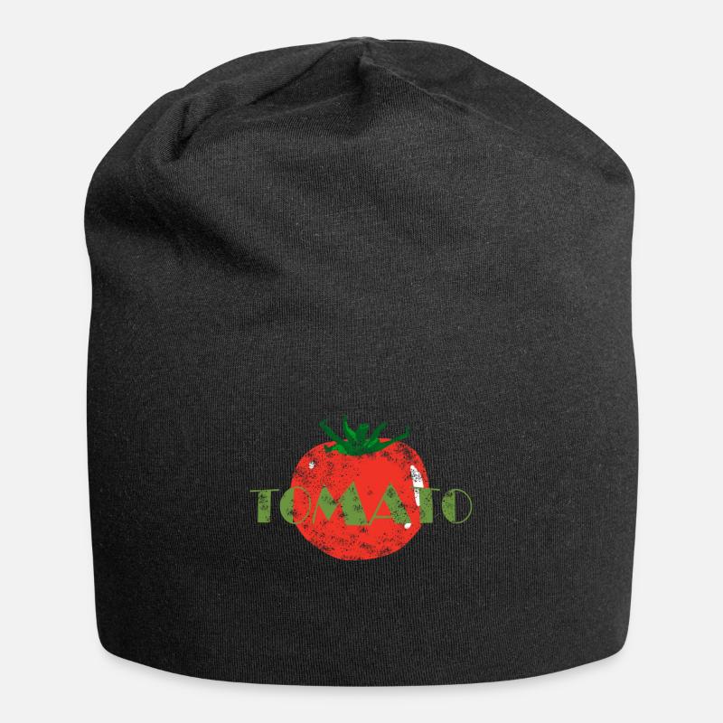 tomato - Jersey Beanie - black