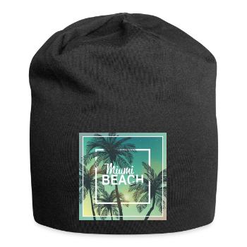 MIAMI BEACH - Jersey Beanie - black - Front