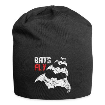 Bats Fly - Bat - Bat - Design - Jersey Beanie - black - Front