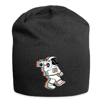 Sind Sie ein Fan der Astronomie? Ein - Jersey-Beanie - Schwarz - Vorne