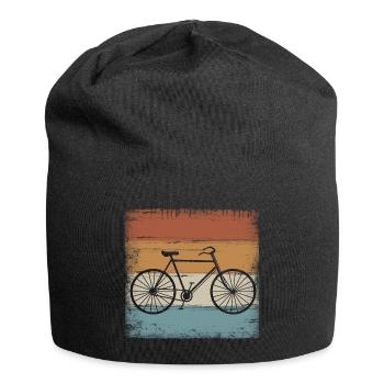 Vélo Vélo Vélo Vélo Vélo Cadeau - Bonnet en jersey - noir - Devant