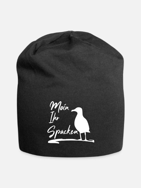 Moin Ihr Spacken - Jersey-Beanie - Schwarz