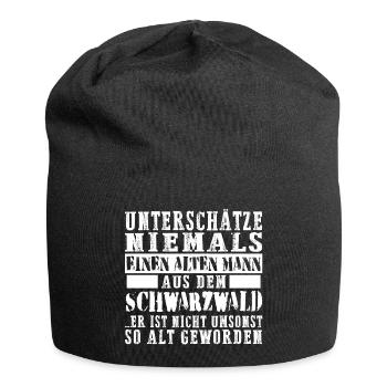 Schwarzwald Württemberg Feldberg Mittelgebirge - Jersey-Beanie - Schwarz - Vorne