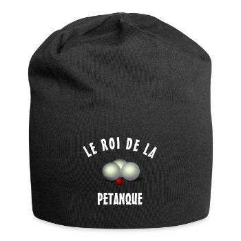 the king of petanque - Jersey Beanie - black - Front