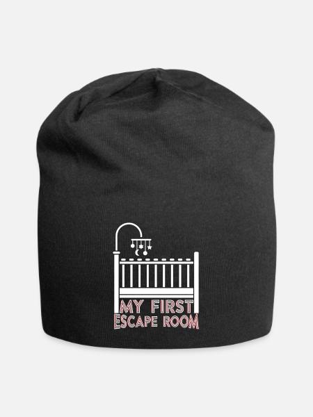 My First Escape Room - Jersey-Beanie - Schwarz