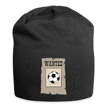 wanted Football wants football Soccer Soccer Ball - Jersey Beanie - black - Front
