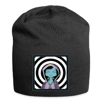 Mädchen TARGET - Jersey-Beanie - Schwarz - Vorne