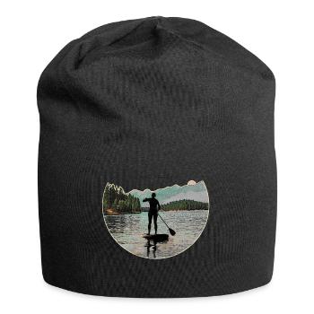 Stand up Paddling | SUP | stand up paddle - Jersey-Beanie - Schwarz - Vorne