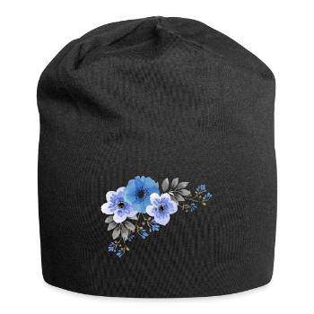 Flowers - Bonnet en jersey - noir - Devant
