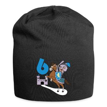6th Birthday Great gift idea for every knight and - Jersey Beanie - black - Front
